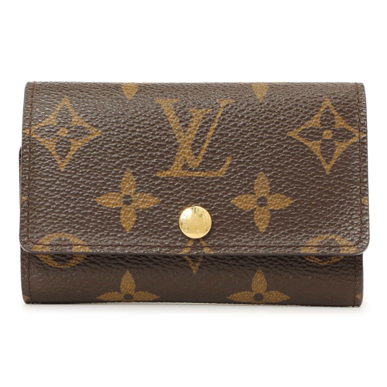 Exclusive Louis Vuitton Monogram 6 Key Holder — Front View