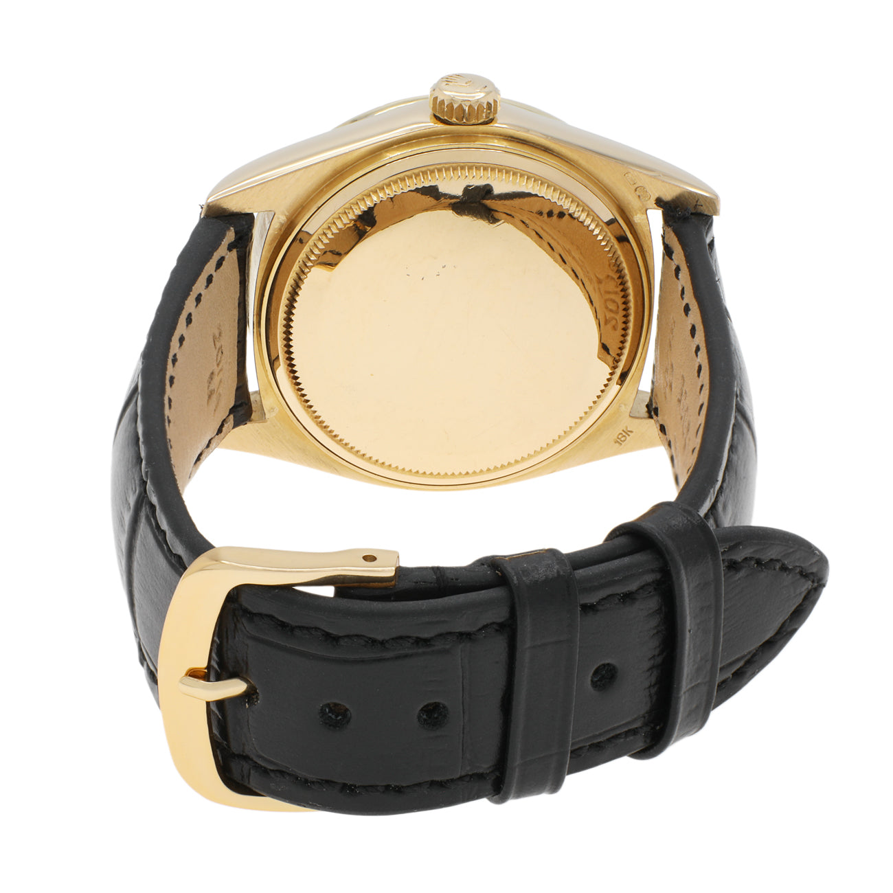 Exclusive Rolex 18K Yellow Gold Day-Date President 18038 — Side View