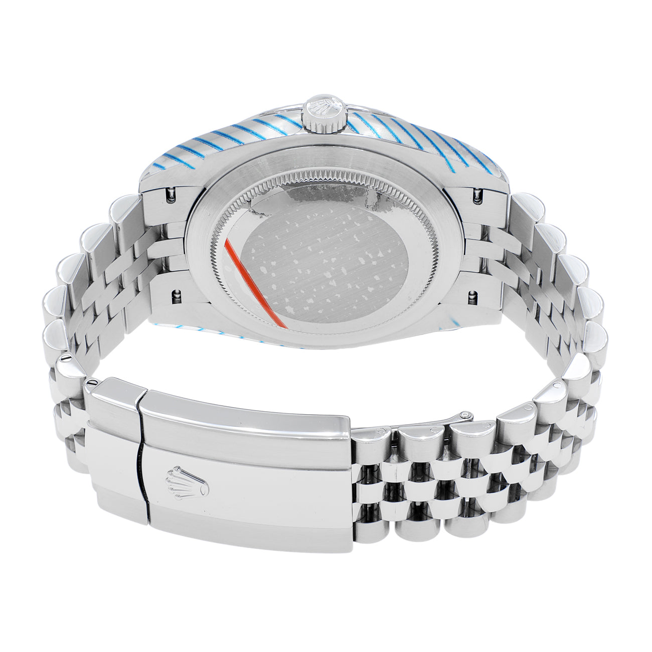 Exclusive Rolex Stainless Steel 18K White Gold Datejust 41 126334 — Side View
