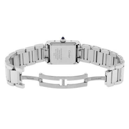 Exclusive Cartier Stainless Steel Tank Must Small Quartz WSTA0051 — Top View