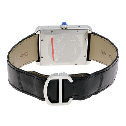 Exclusive Cartier Stainless Steel Tank Solo XL WSTA0029 — Side View