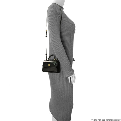 Exclusive Dolce & Gabbana Black Vernice Mini Satchel — Alternate View 7