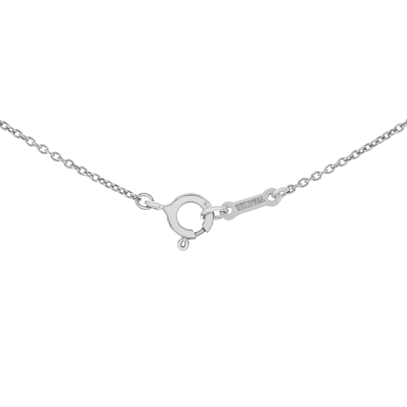Exclusive Tiffany & Co. Sterling Silver Teardrop Pendant — Back View