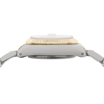 Exclusive Tudor Stainless Steel 18K Yellow Gold Princess Oysterdate 92413 — Back View