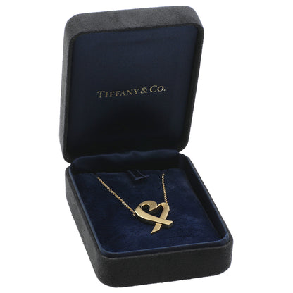 Exclusive Tiffany & Co. 18K Yellow Gold Paloma Picasso Loving Heart Pendant Necklace — Lifestyle View