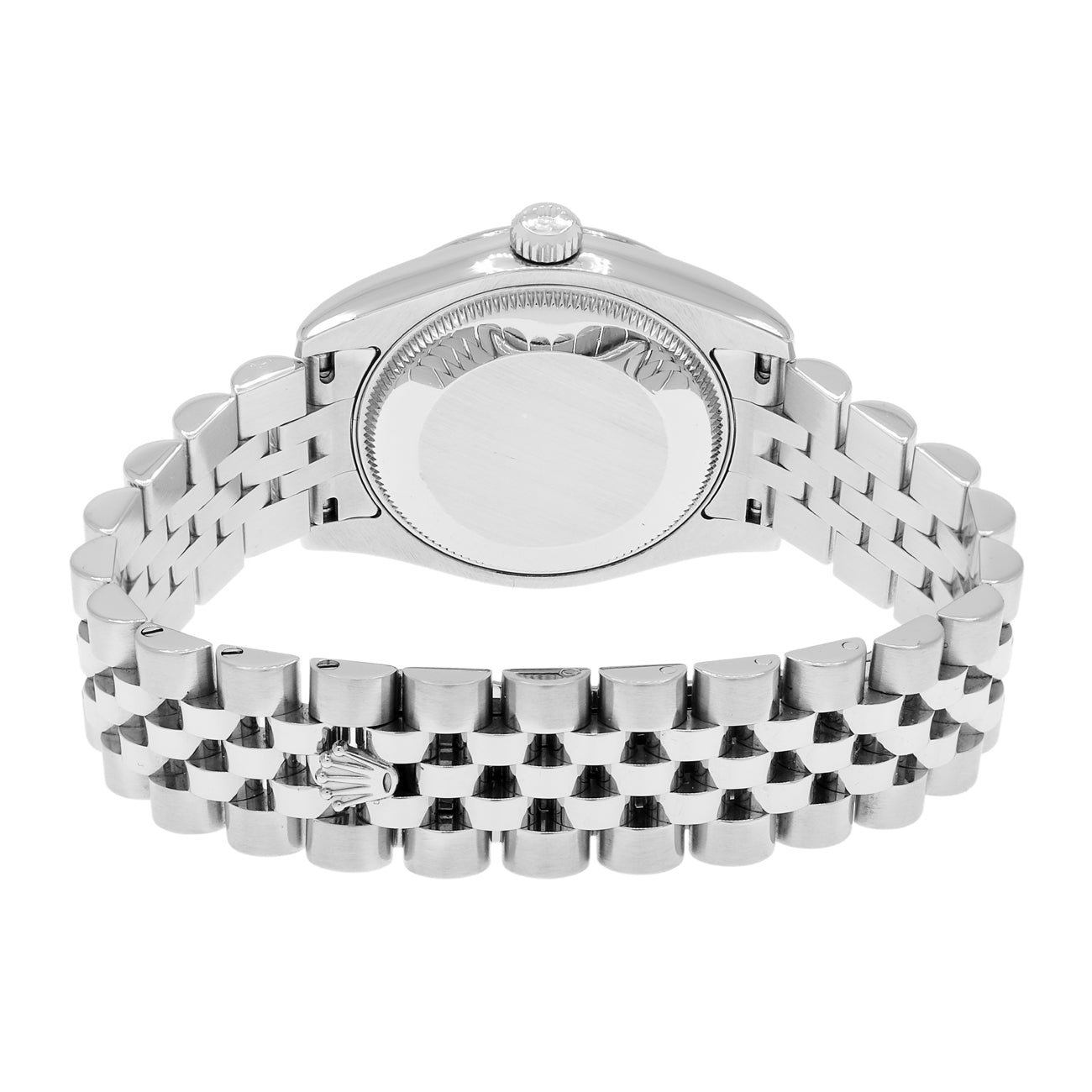 Exclusive Rolex Stainless Steel 18K White Gold Datejust 31 178274 — Side View