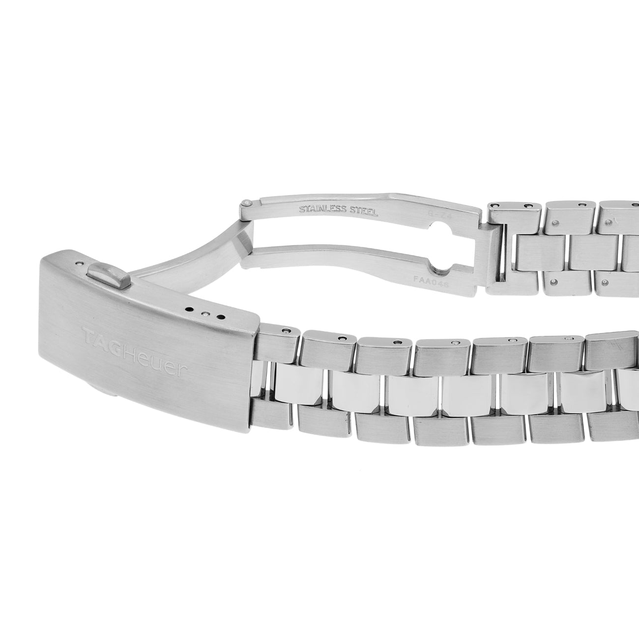 Exclusive Tag Heuer Stainless Steel Aquaracer Lady WAF1414 — Top View