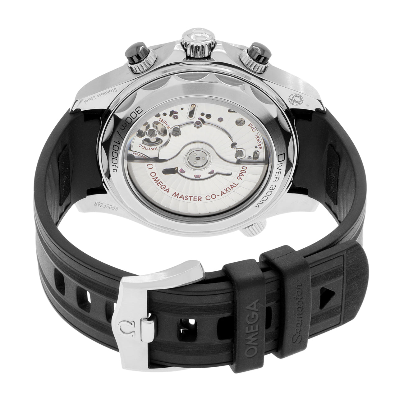 Exclusive Omega Stainless Steel Seamaster Diver 300m Chronograph 210.32.44.51.01.001 — Side View