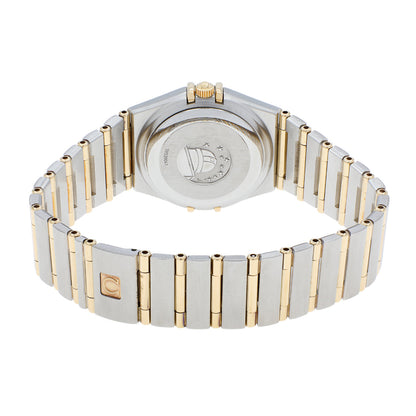 Exclusive Omega Stainless Steel 18K Yellow Gold 27mm Constellation Automatic 1292.30.00 — Side View