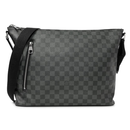 Exclusive Louis Vuitton Damier Graphite Mick MM — Front View