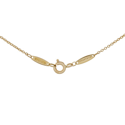Exclusive Tiffany & Co. 18K Yellow Gold Diamonds by the Yard Pendant Necklace — Back View