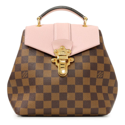 Exclusive Louis Vuitton Damier Ebene Clapton Backpack — Front View