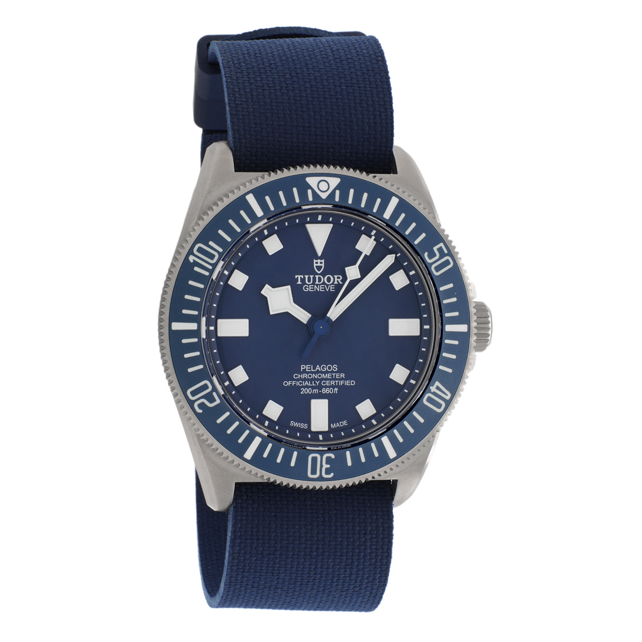Exclusive Tudor Titanium Pelagos FXD M25707B/23 — Front View