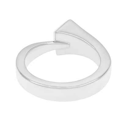 Exclusive Hermes Sterling Silver Small Clou de Forge Ring — Side View