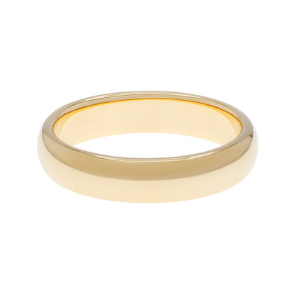 Exclusive Tiffany & Co. 18K Yellow Gold 4.5mm Forever Wedding Band Ring — Side View