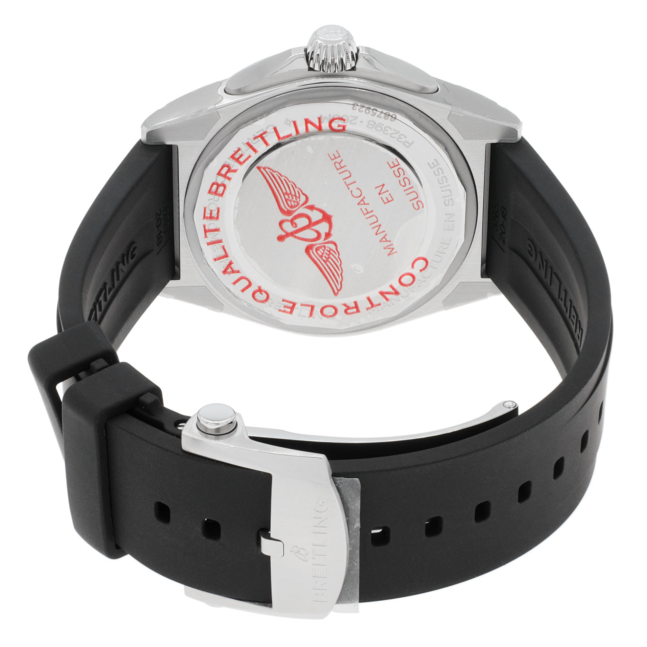 Exclusive Breitling Stainless Steel Chronomat GMT P32398101C1S1 — Side View
