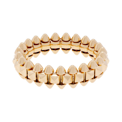 Exclusive Cartier 18K Rose Gold Small Clash De Cartier Ring — Side View
