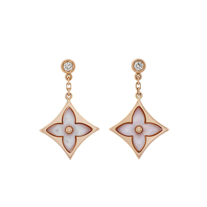 Exclusive Louis Vuitton Color Blossom BB Star Ear Stud Earrings — Front View