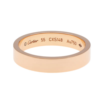 Exclusive Cartier 18K Rose Gold C de Cartier 4mm Wedding Band — Side View