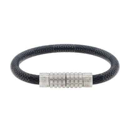 Exclusive Louis Vuitton Damier Graphite Digit Bracelet — Front View