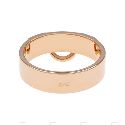 Exclusive Hermes 18K Rose Gold PM Collier De Chien Ring — Side View