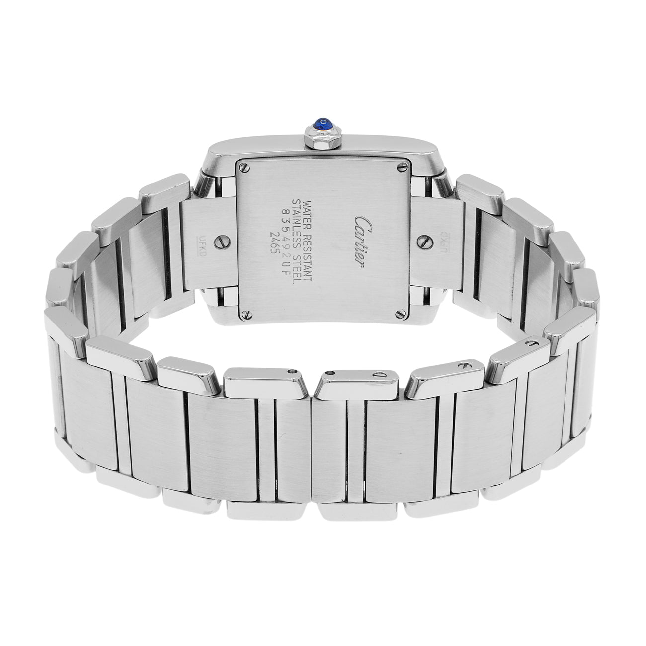Exclusive Cartier Stainless Steel Tank Francaise Medium W51011Q3 — Side View