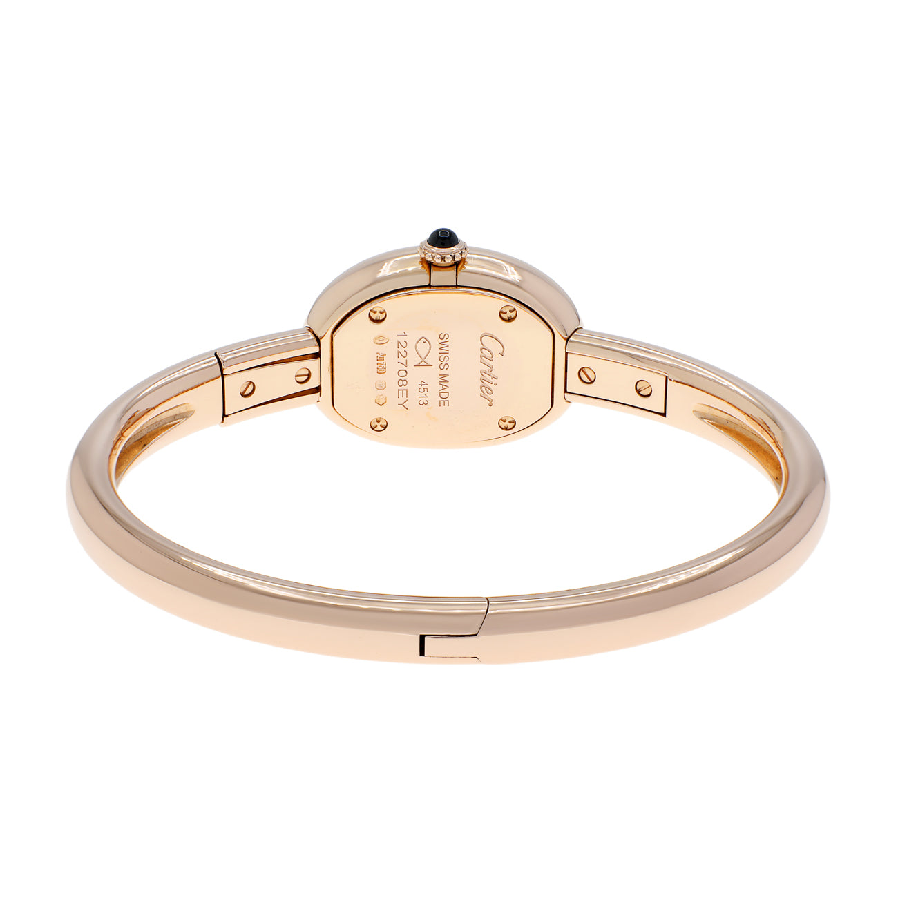 Exclusive Cartier 18K Rose Gold Mini Baignoire de Cartier WGBA0047 — Side View