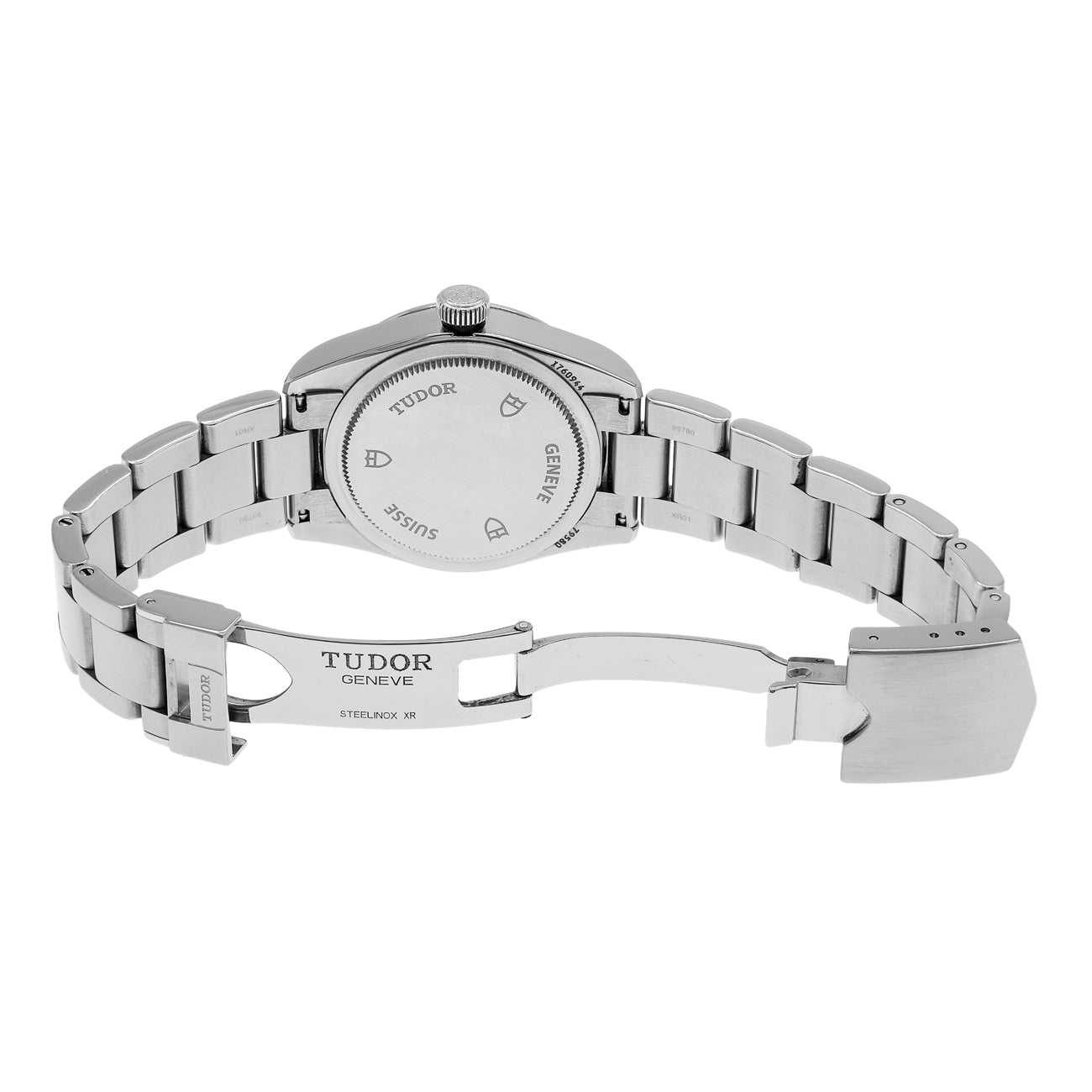 Exclusive Tudor Stainless Steel Black Bay 32 79580 — Top View