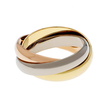 Exclusive Cartier 18K Classic Trinity Ring — Side View