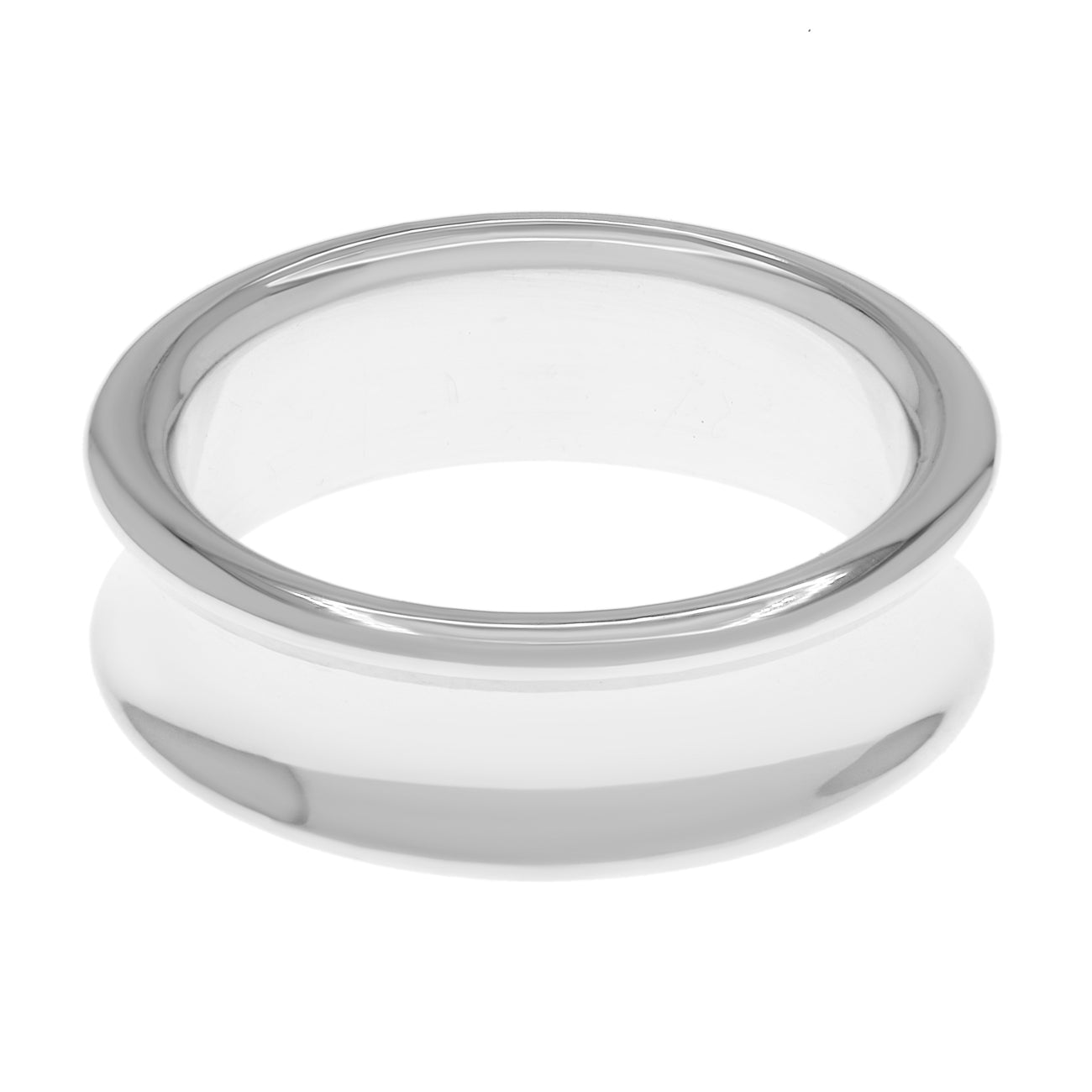 Exclusive Tiffany & Co. Sterling Silver 1837 Band Ring — Side View