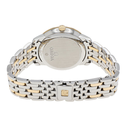 Exclusive Omega Stainless Steel 18K Yellow Gold De Ville Prestige 424.20.33.20.08.001 — Side View