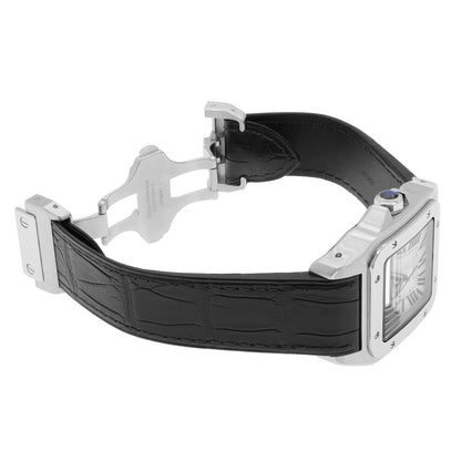 Exclusive Cartier Stainless Steel Santos 100 Large Automatic W20073X8 — Top View