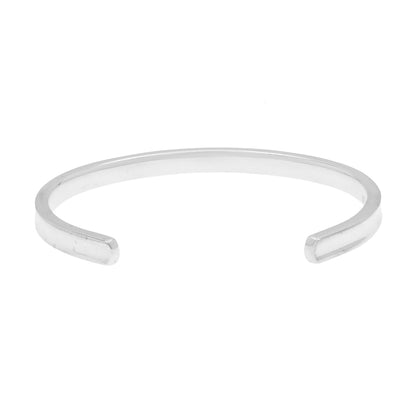 Exclusive Tiffany & Co. Sterling Silver 1837 Cuff Bracelet — Side View