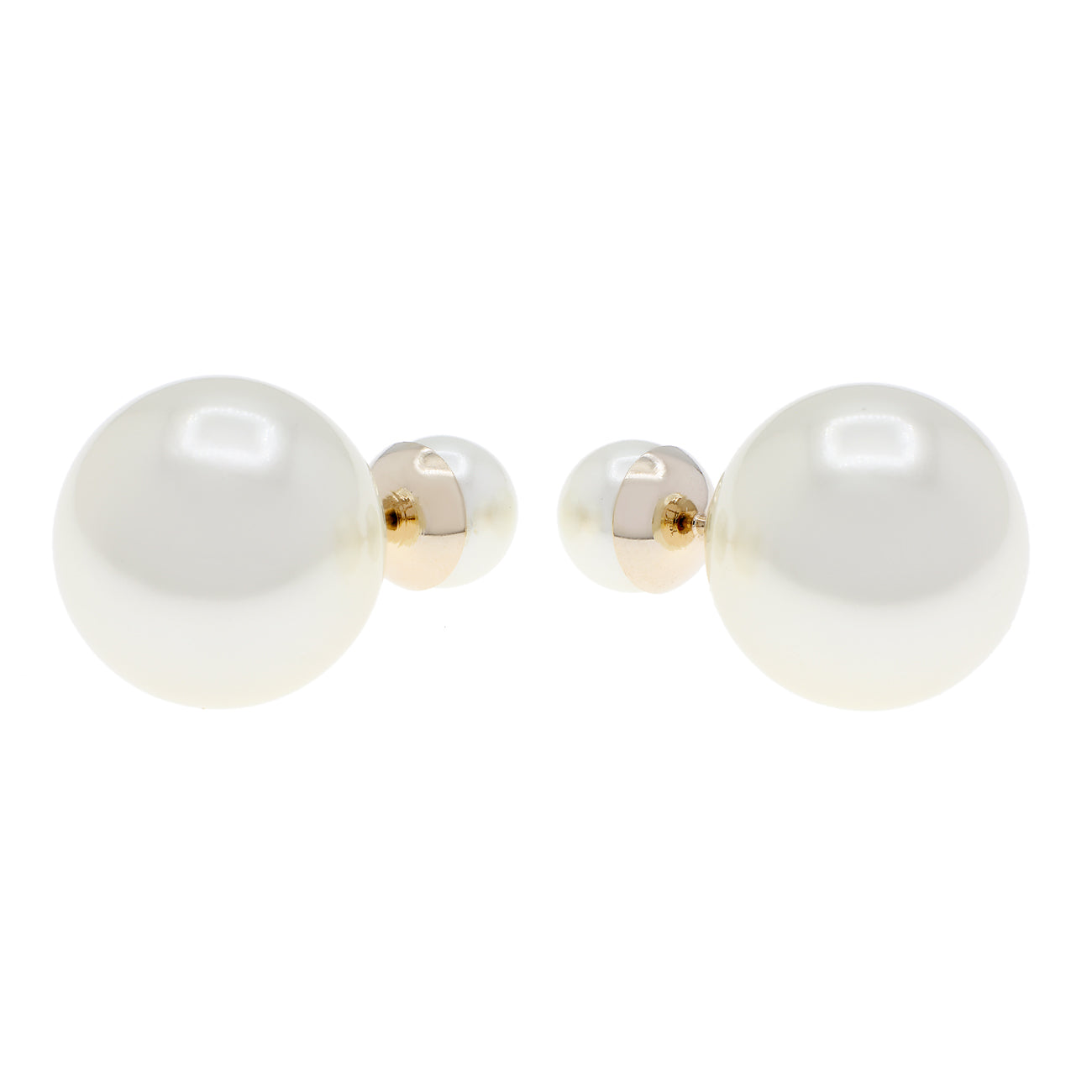 Exclusive Christian Dior Mise En Dior Tribal Earrings — Side View