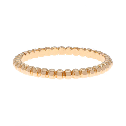 Exclusive Van Cleef & Arpels 18K Rose Gold Small Perlee Ring — Side View