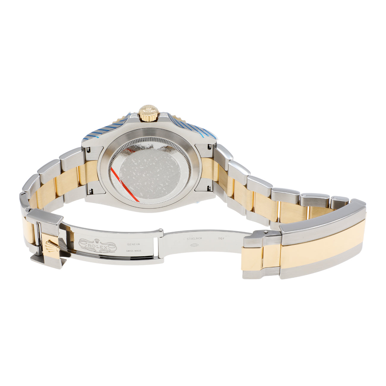 Exclusive Rolex 18K Yellow Gold Stainless Steel Submariner 126613LB — Top View