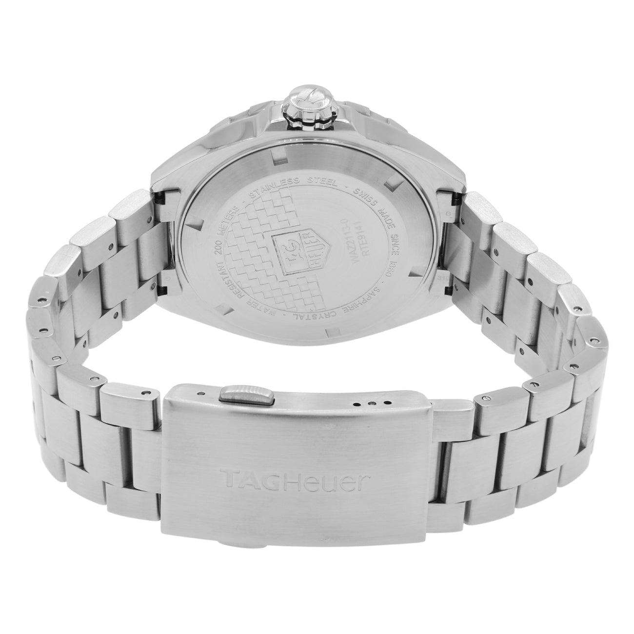 Exclusive Tag Heuer Stainless Steel Formula 1 WAZ2113 — Side View