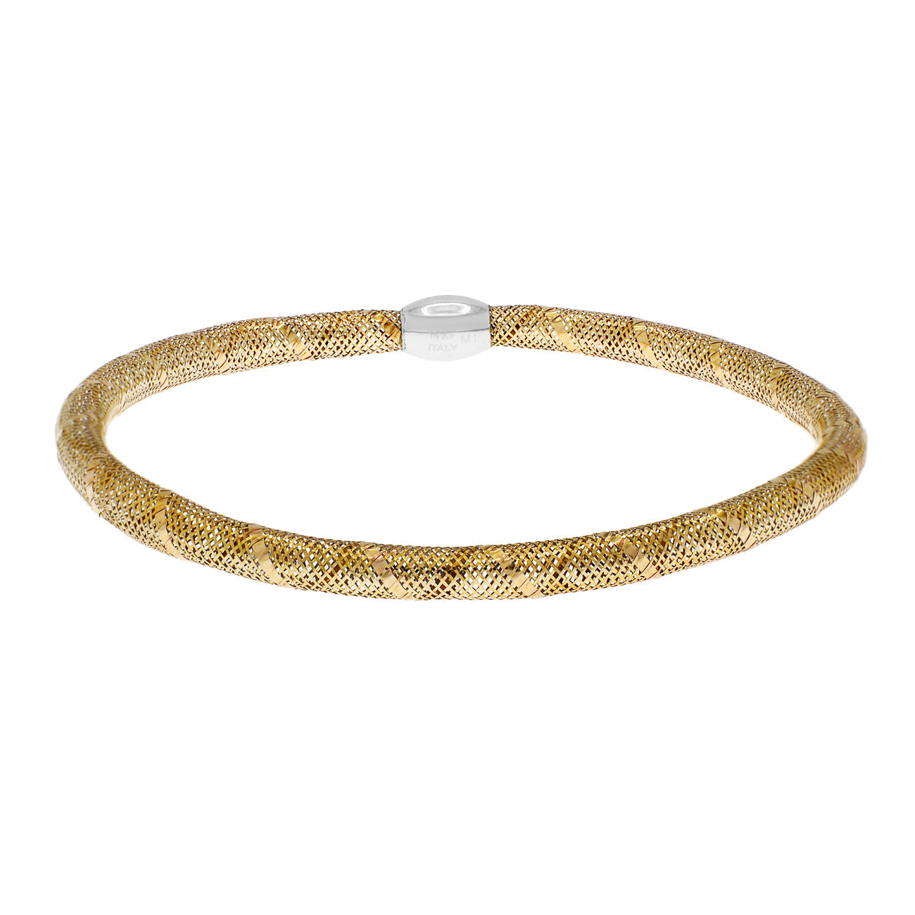 Exclusive 14K Yellow Gold Flex Bracelet — Front View