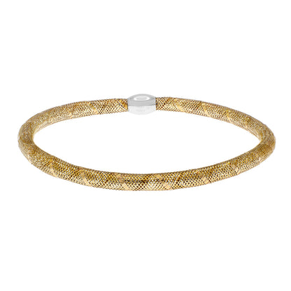 Exclusive 14K Yellow Gold Flex Bracelet — Front View