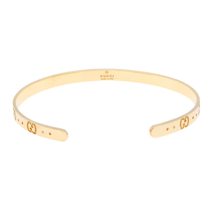 Exclusive Gucci 18K Yellow Gold Icon Bracelet — Side View