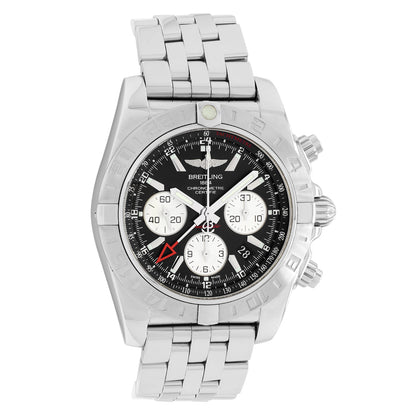 Exclusive Breitling Stainless Steel Chronomat 44 GMT AB042011/BB56 — Front View