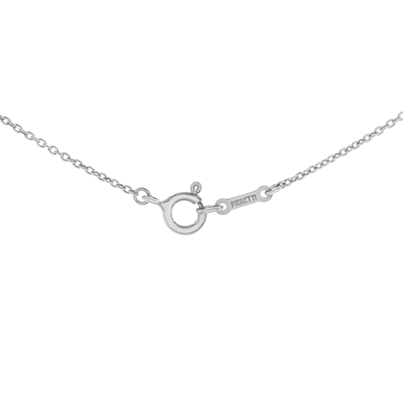 Exclusive Tiffany & Co. Sterling Silver Teardrop Pendant — Top View