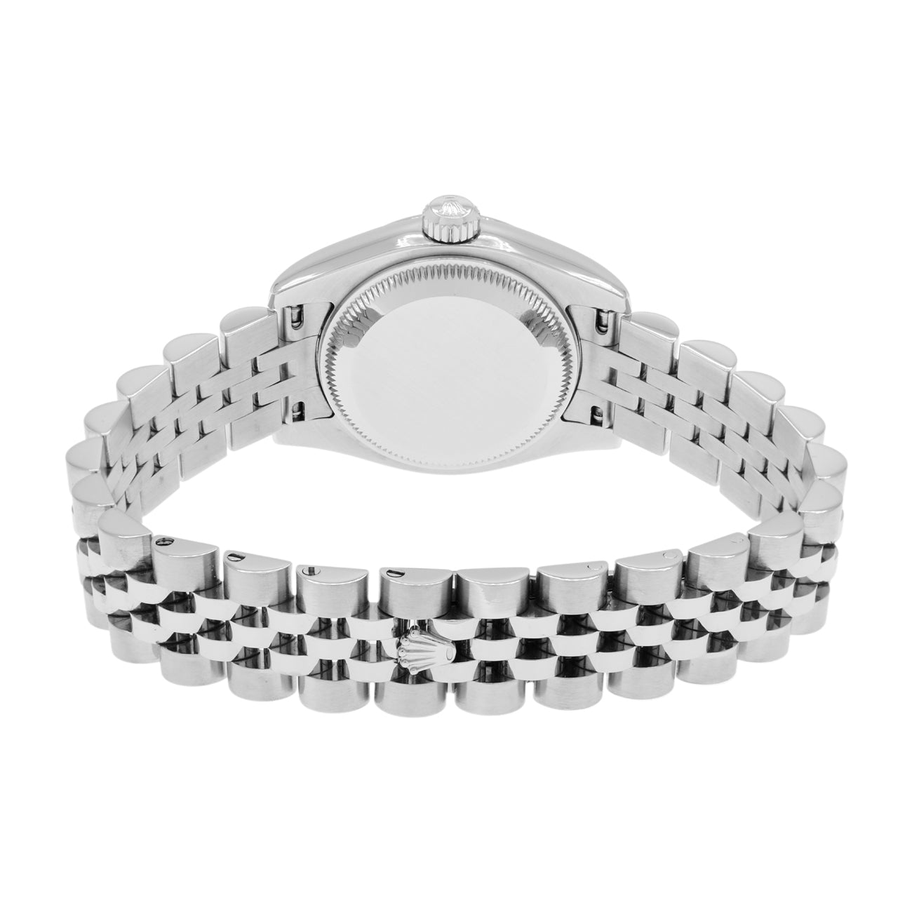 Exclusive Rolex Stainless Steel 18K White Gold Ladies Datejust 179174 — Side View
