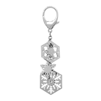 Exclusive Louis Vuitton Flocon Snowflake Bag Charm — Front View