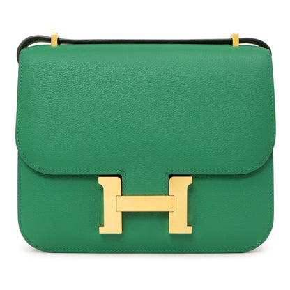 Exclusive Hermes Vert Vertigo Evercolor Constance 18 — Side View