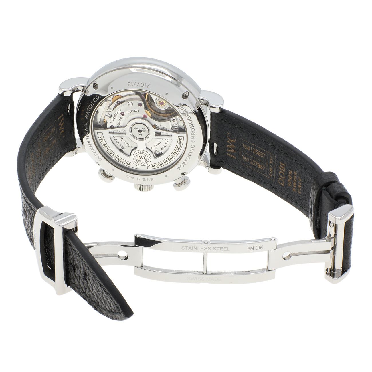 Exclusive IWC Stainless Steel Portofino Chronograph IW391502 — Top View