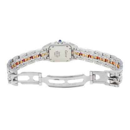 Exclusive Cartier Stainless Steel 18K Yellow Gold Panthere 166921 — Top View