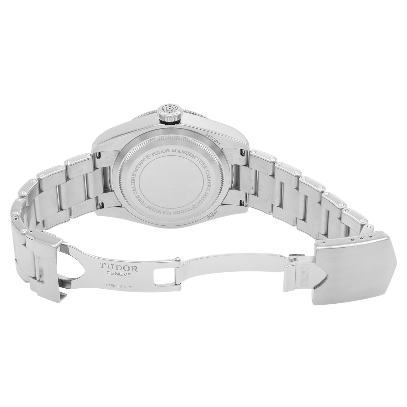 Exclusive Tudor Stainless Steel Black Bay 79230N — Top View