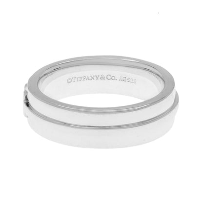 Exclusive Tiffany & Co. Sterling Silver T Band Ring — Side View