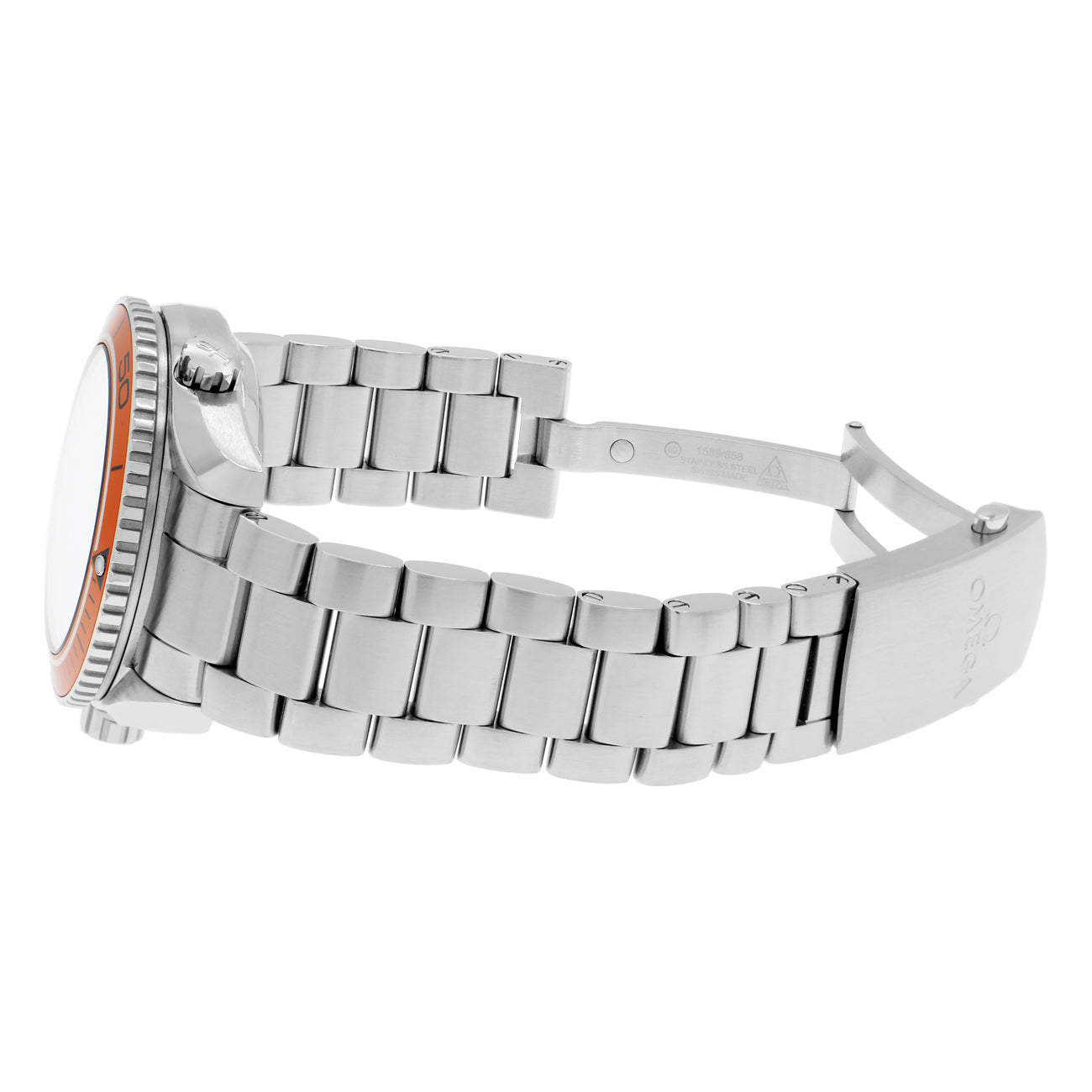 Exclusive Omega Stainless Steel Seamaster Planet Ocean 600M 232.30.42.21.01.002 — Top View
